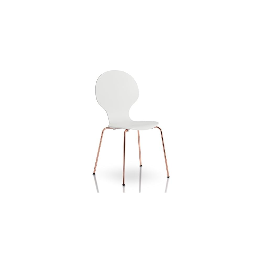 Enitial Lab Furniture of America Jaywald Modern Bentwood Chair (Set of 4), One Size, Gray