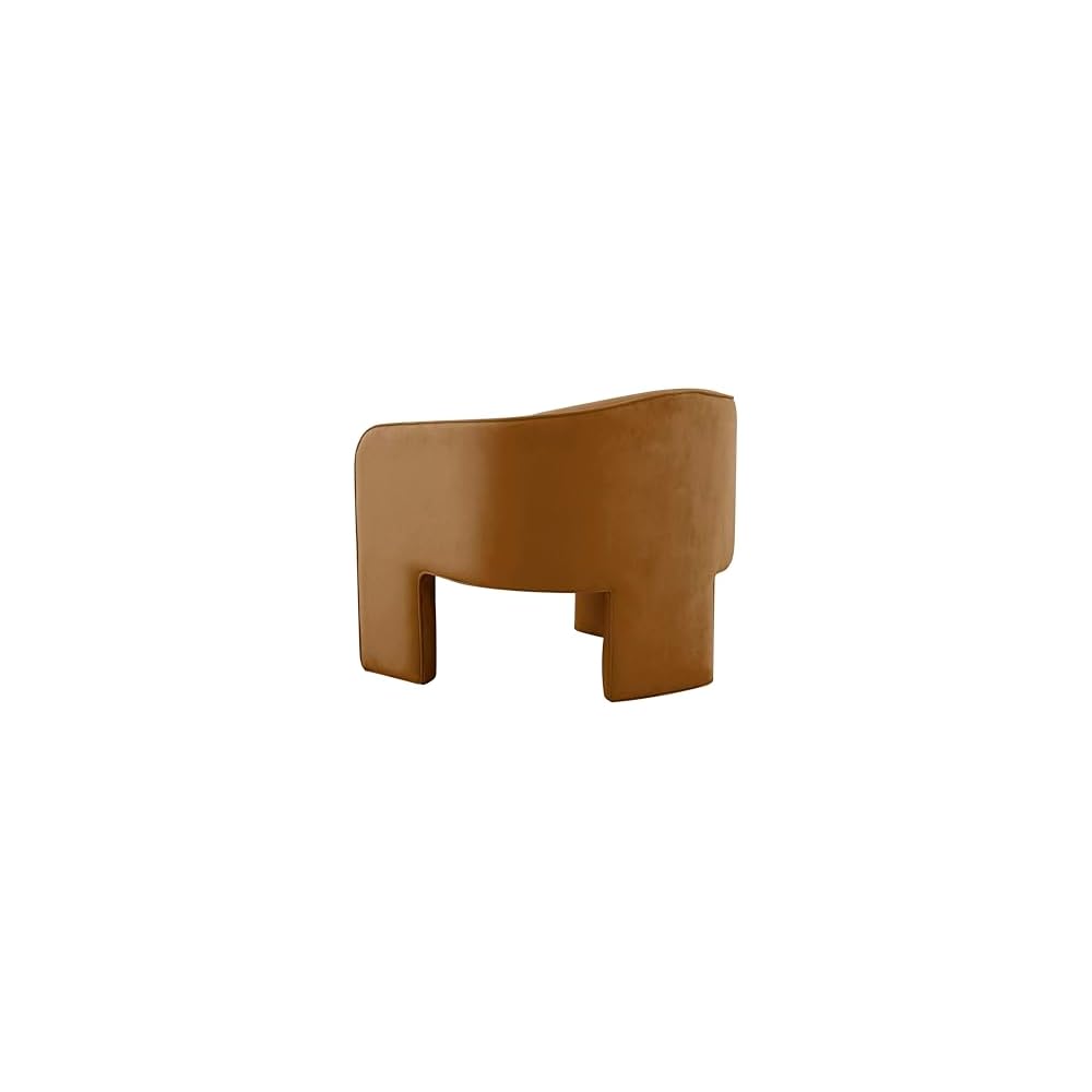 TOV Furniture Marla Cognac Velvet Accent Chair