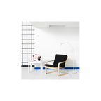 ProTuning POÄNG Low-back armchair, natural colour/beige/Vissle black
