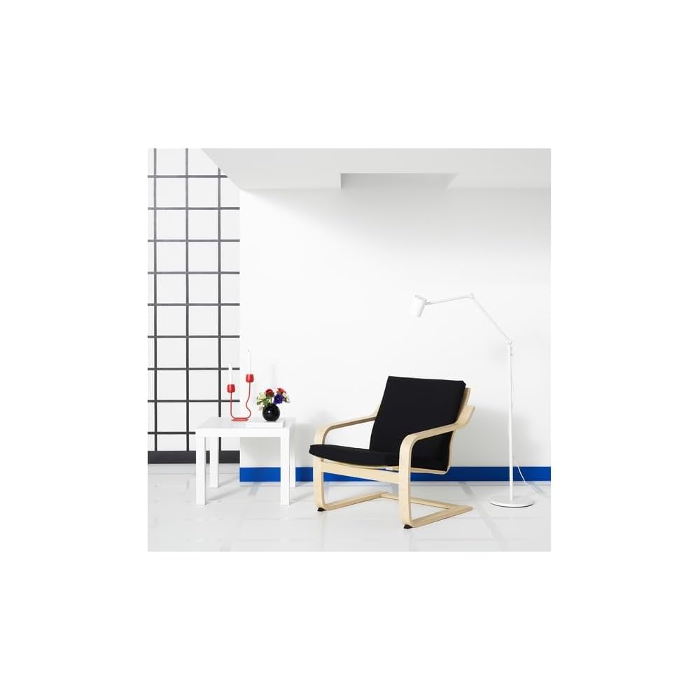 ProTuning POÄNG Low-back armchair, natural colour/beige/Vissle black
