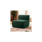 Small Boneless Chair for Living Room,Single Floor Chair,Corduroy Fireside Bean Bag Chairs,Memory Foam Lounge Sofa Chairs for Bedroom, Couch in a Box,Deep Green