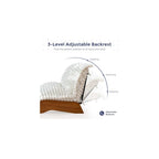 MAXYOYO Adjustable Living Room Chair, 3-Position Bean Bag Chair with Frame