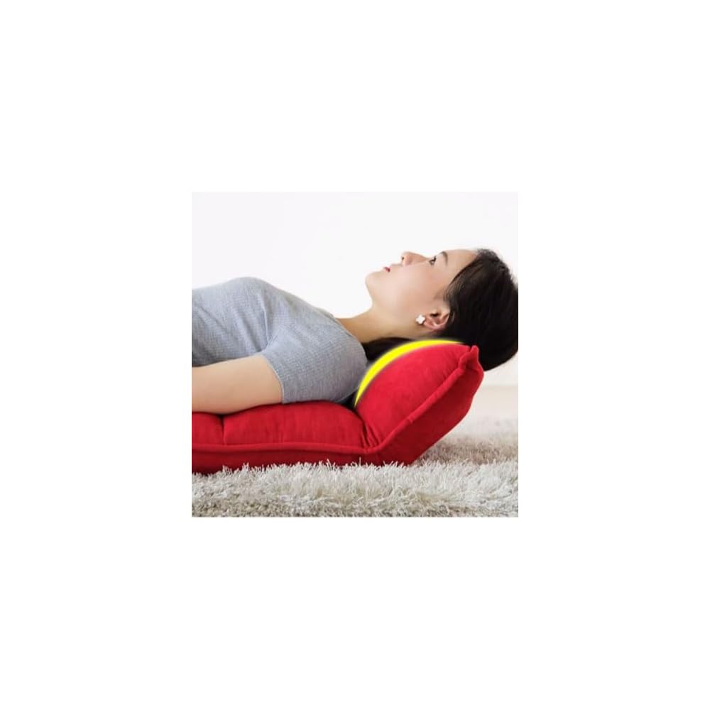 LSLYTQ Floor Chair, Floor Sofa Chair Gaming Chair with 14 Adjustable Position, Padded Back Support Floor Cushioned Seat, Folding Lazy Chair Small Sofa for Meditation, Reading, Resting Meditation
