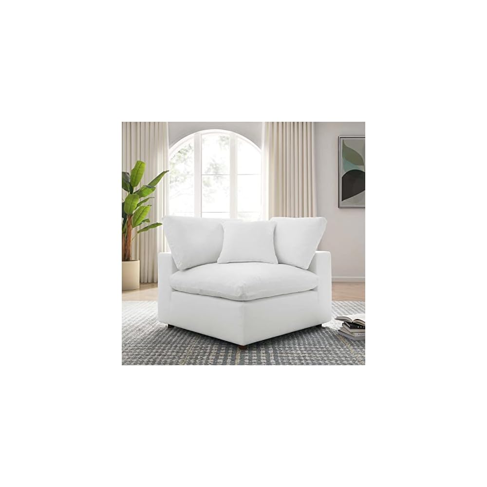 Modway Commix Down-Filled Overstuffed Upholstered Sectional Sofa Corner Chair