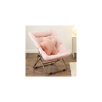 Welnow Comfy Saucer Chair with Pillow, Folding Reading Chair for Adult