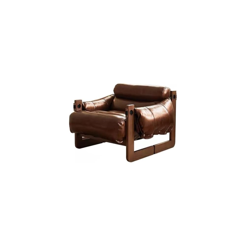 Single Sofa Lounge Chair Antique Solid Wood Household Balcony Chaise
