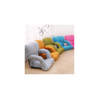 Lazy Floor Sofa Chair Cushion with Armrest 6-Bad Request Adjustable Folding Tatami Seat Pads Sofa Couch Recliner with Zipper Remove Washable-red L92xw58cm
