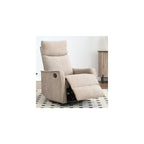 Leyu&Hafort Swivel Rocker Recliner Chair, 360° Swivel Recliner with Heat and Massage, Rocker Recliner Nursery Glider Chair with Side Pockets for Living Room