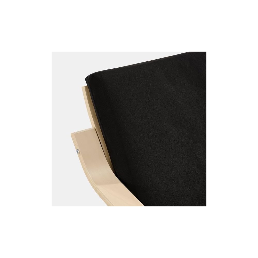 ProTuning POÄNG Low-back armchair, natural colour/beige/Vissle black