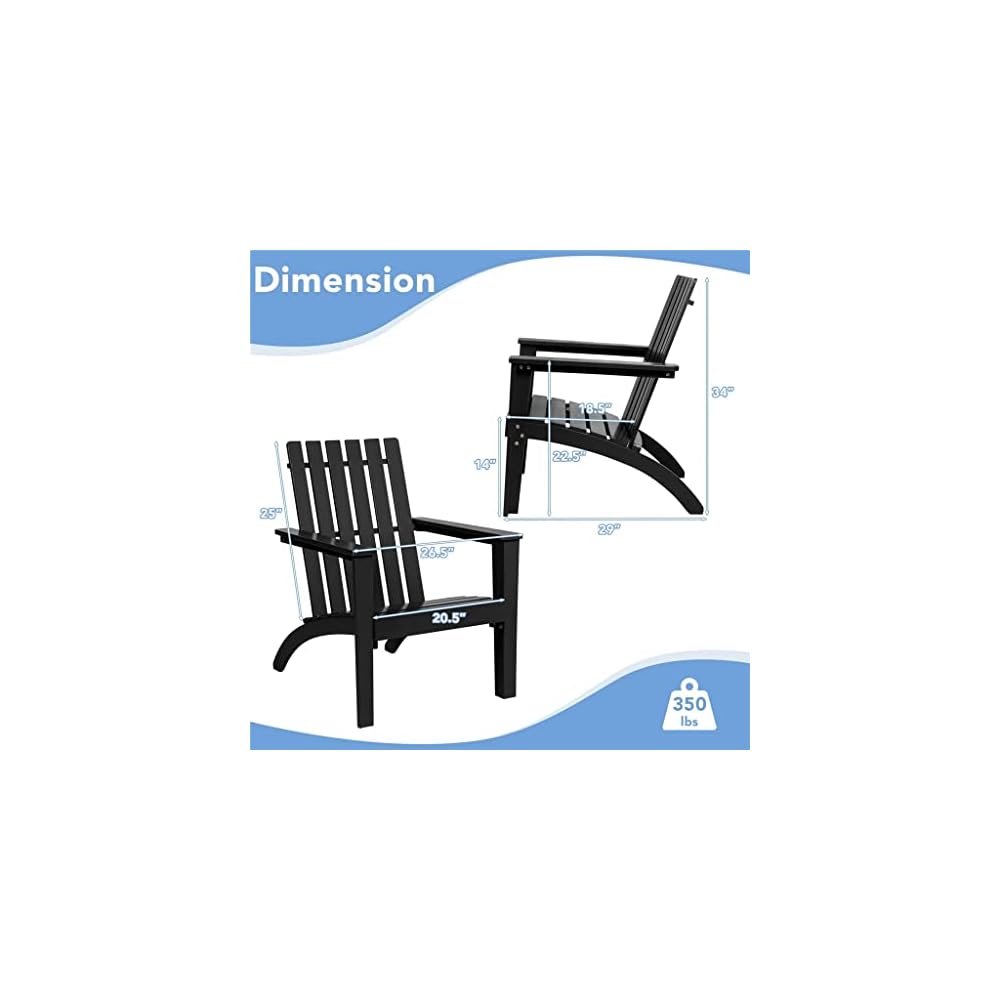 Acacia Wood Recliner Lounge Armrest Garden Deck Black