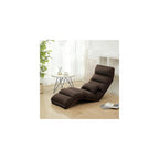 Floor Chairs for Adults, Adjustable 6-Position Floor Lounger w/Thick Padded & Pillow, Folding Lazy Sofa Chair for Gaming, Sleeping, Chaise Lounge Indoor,A