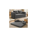 79" Futon Sofa Bed, Daybed Couch with Fixed-Shape Frame, 4-in-1 Boneless Couch Bed with Corduroy Cover, Compressed Sleeper Sofa Bed in a Box, Cloud Boneless Loveseat Daybed for Living Room Green