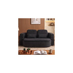 75'' Chenille Convertible Floor Couch, 2‑in‑1 Sleeper Sofa Bed