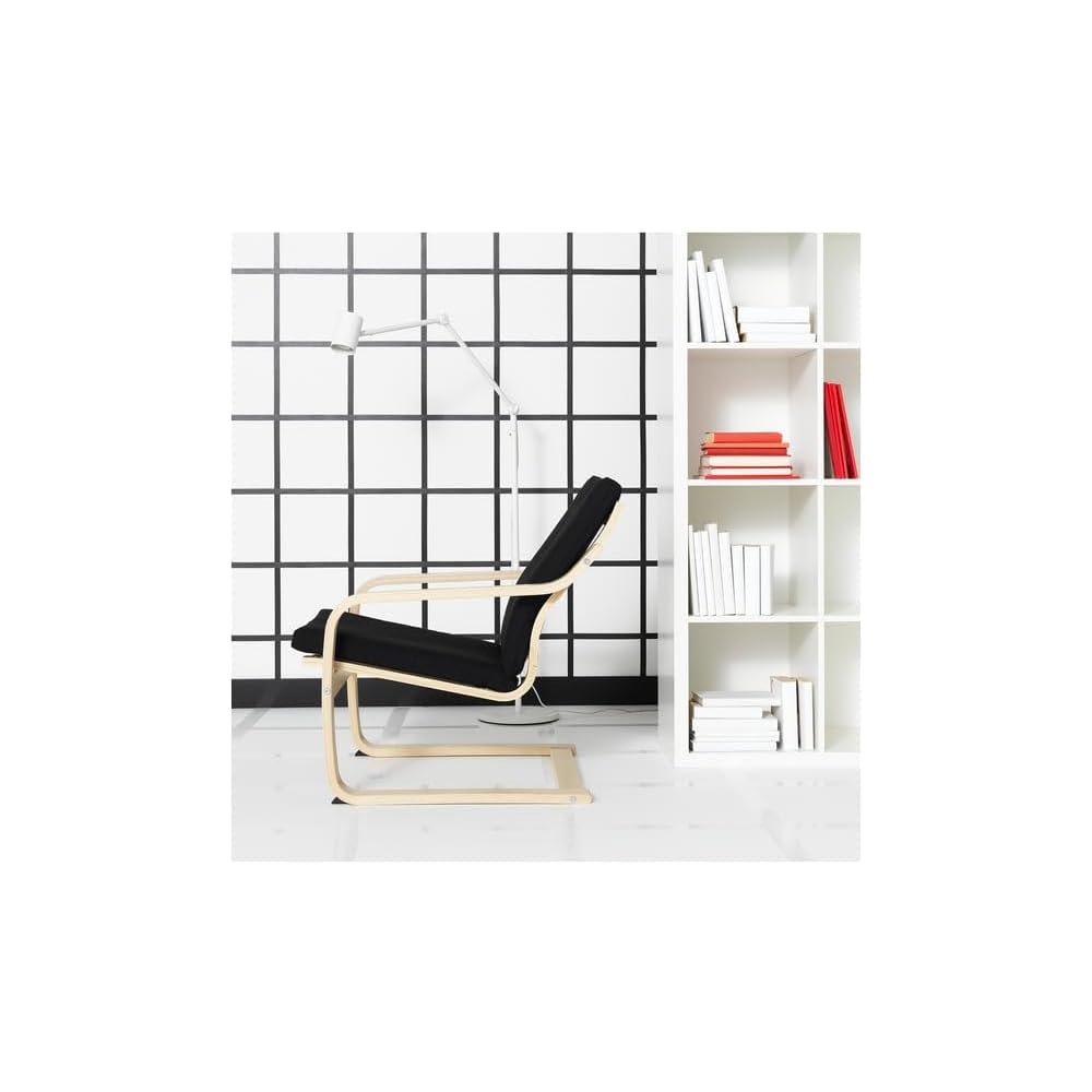 ProTuning POÄNG Low-back armchair, natural colour/beige/Vissle black