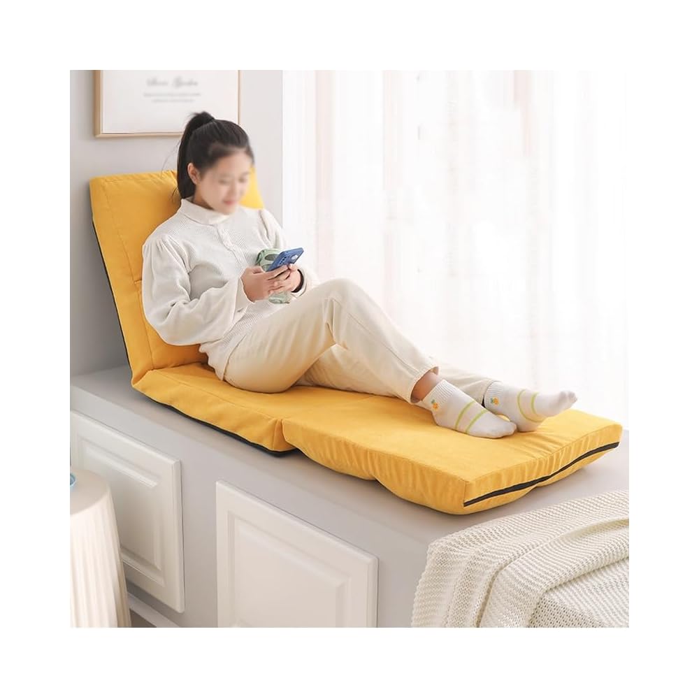 Three Fold Lazy Sofa Tatami Bedroom Chair Folding Single Lounge Chair Bay Window