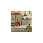 2 Piece Sectional Sofa Couch Set, 3-Seater Couch and Loveseat