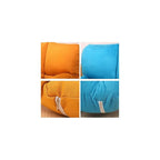 Lazy Floor Sofa Chair Cushion with Armrest 6-Bad Request Adjustable Folding Tatami Seat Pads Sofa Couch Recliner with Zipper Remove Washable-red L92xw58cm