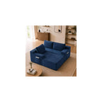 Boneless Couch Comfy Sectional Couches for Living Room,U Shaped Modular Cloud Couch Sofa, Minimalist Modular Sectional Sofa with Deep Seat