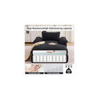 GNIXUU 67" Oversized Chaise Lounge Chair Indoor, Corduroy Upholstered Boneless Sleeper Sofa Bed, Comfy Large Reading Chair with Wide Armrests, Plush Cloud Couch for Living Room Bedroom, Black