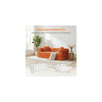 CECER Convertible Futon Sofa Bed, Corduroy Sleeper Couch with Steel Frame