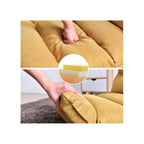 LSLYTQ Floor Chair, Floor Sofa Chair Gaming Chair with 14 Adjustable Position, Padded Back Support Floor Cushioned Seat, Folding Lazy Chair Small Sofa for Meditation, Reading, Resting Meditation