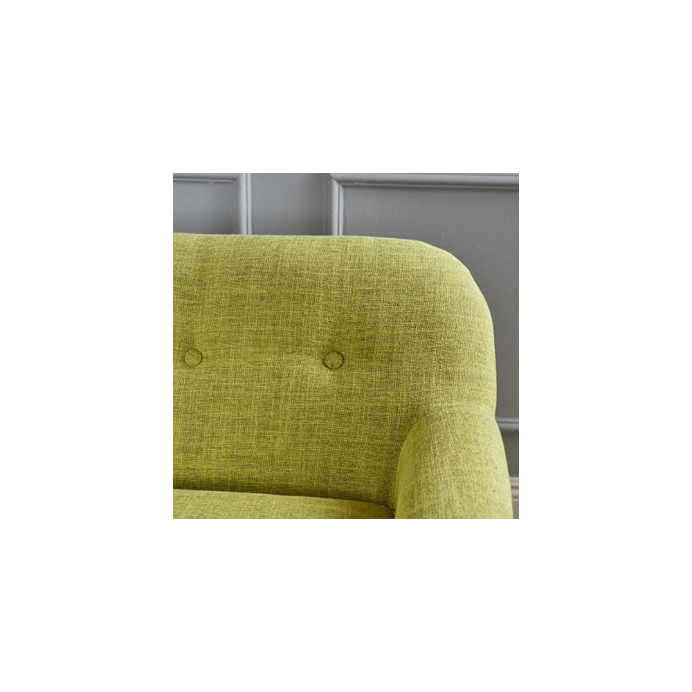 Christopher Knight Home Mariah Mid-Century Modern Loveseat, Muted Green