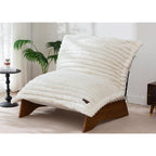 MAXYOYO Adjustable Living Room Chair, 3-Position Bean Bag Chair with Frame