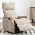 Leyu&Hafort Swivel Rocker Recliner Chair, 360° Swivel Recliner with Heat and Massage, Rocker Recliner Nursery Glider Chair with Side Pockets for Living Room